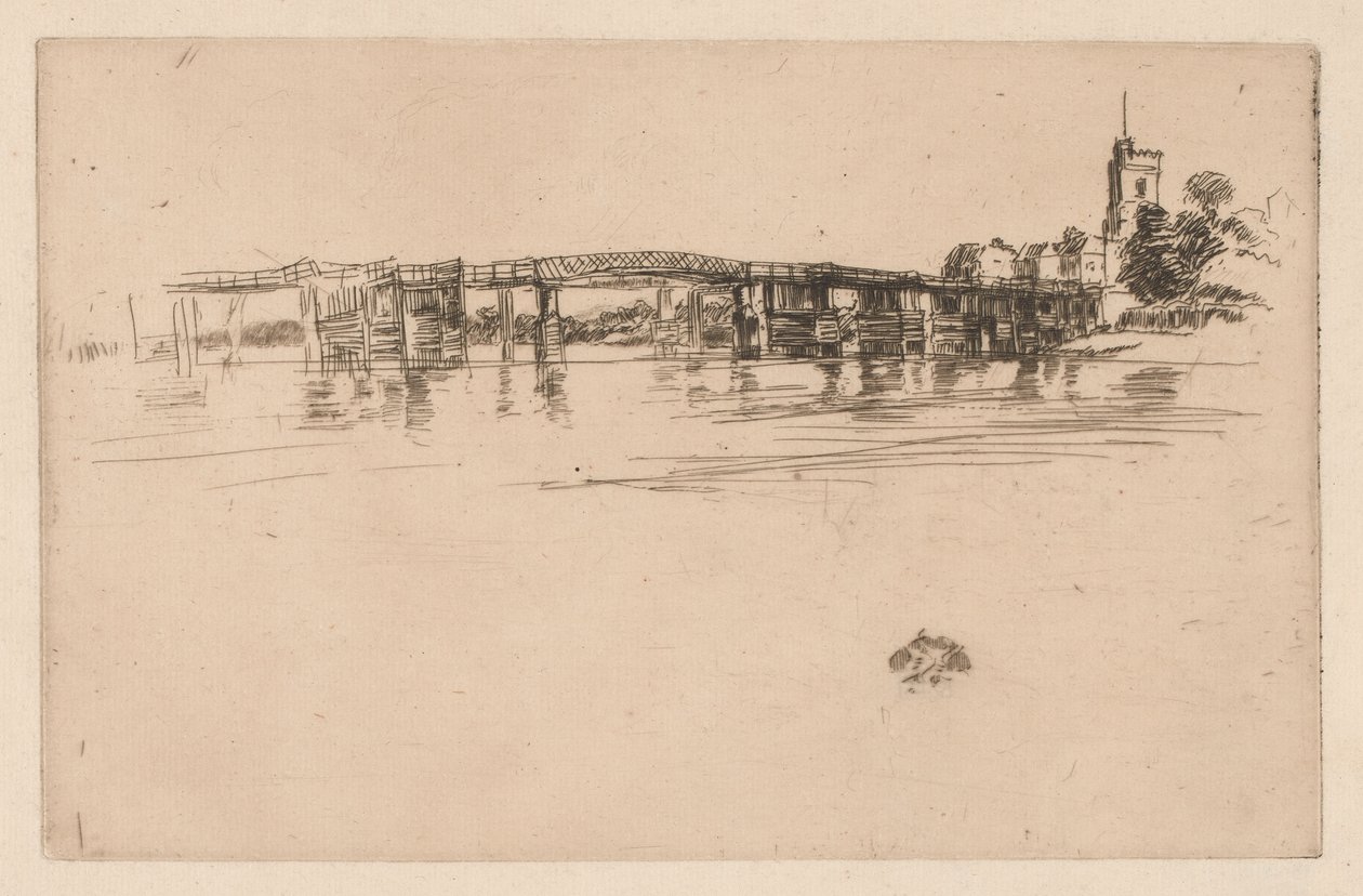 Piccolo Ponte di Putney da James Abbott McNeill Whistler