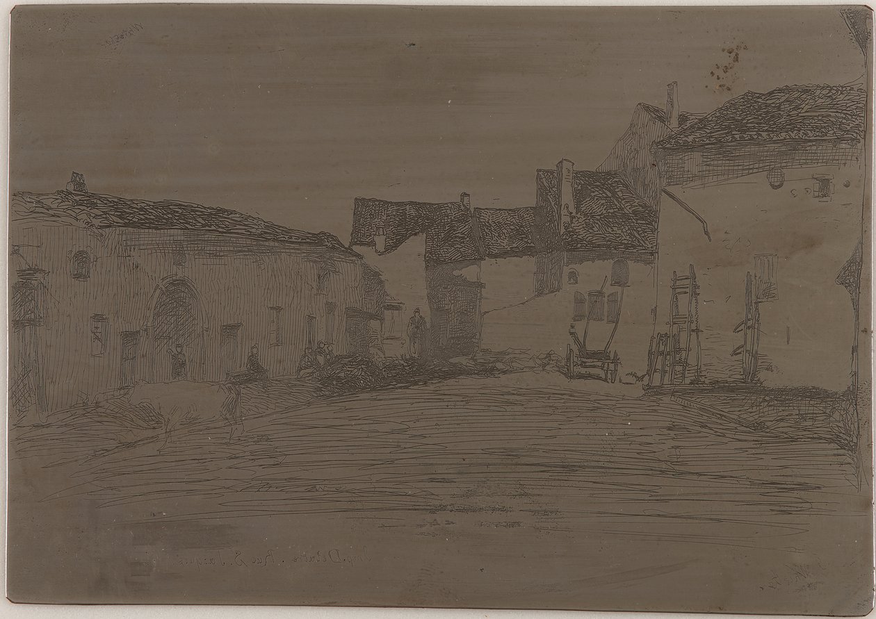 Liverdun. Uno dei <em>Twelve Etchings from Nature</em> da James Abbott McNeill Whistler
