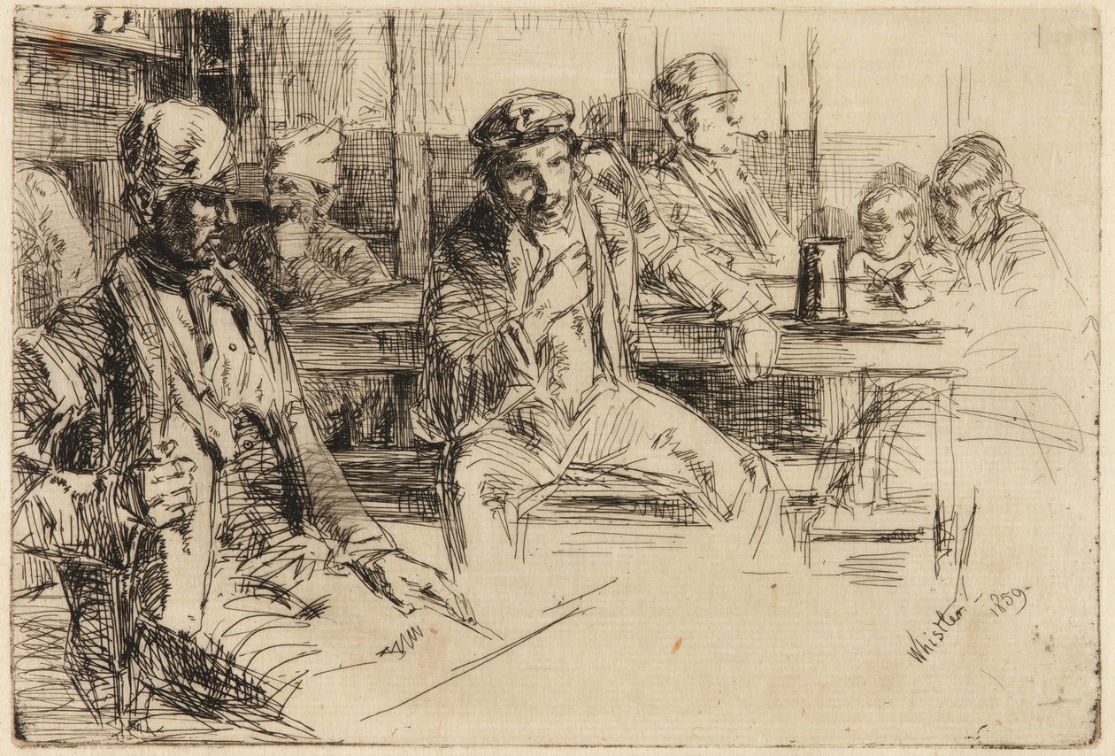 Lavoratori del lungomare da James Abbott McNeill Whistler