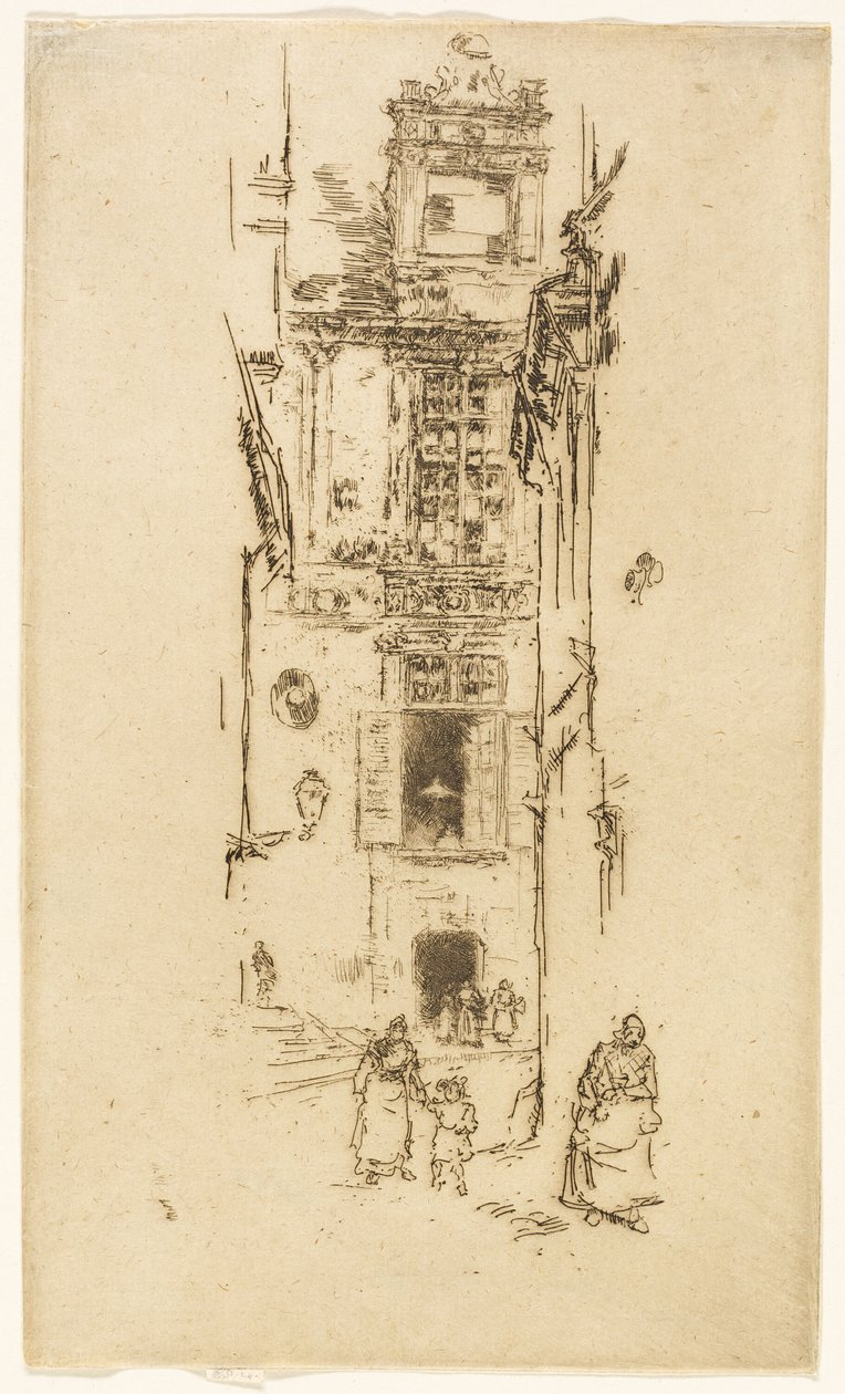 Mairie, Loches da James Abbott McNeill Whistler
