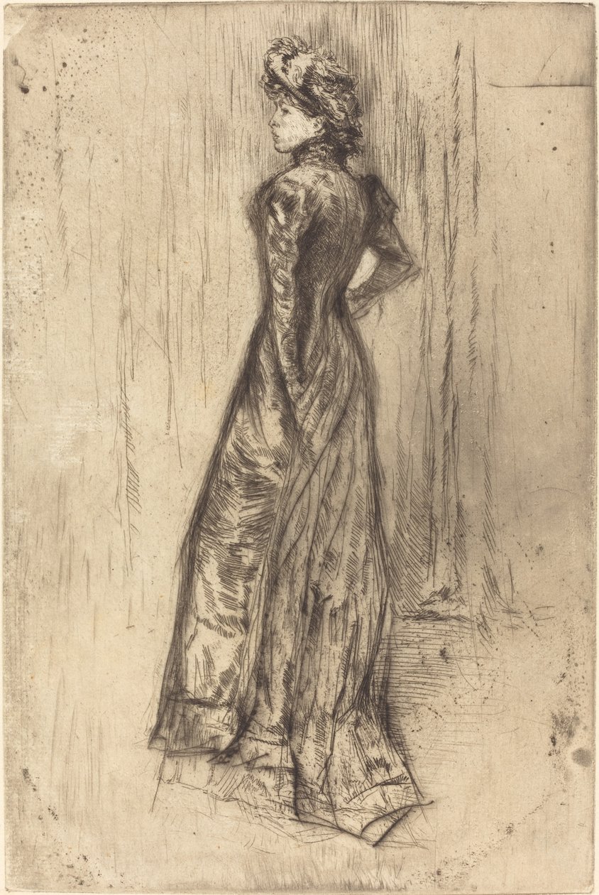 Maud, in piedi da James Abbott McNeill Whistler