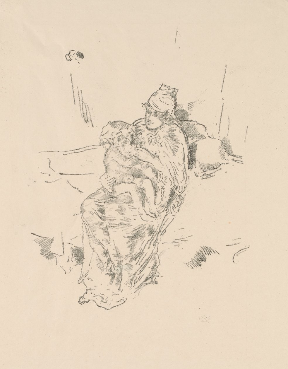 Madre e Figlio, No. 5 da James Abbott McNeill Whistler