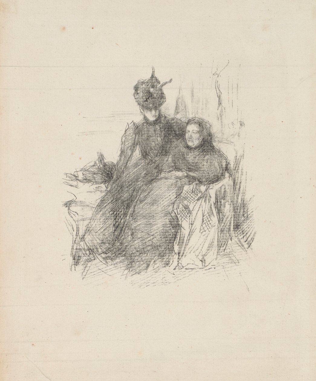 Madre e figlia [La Mère Malade] da James McNeill Whistler