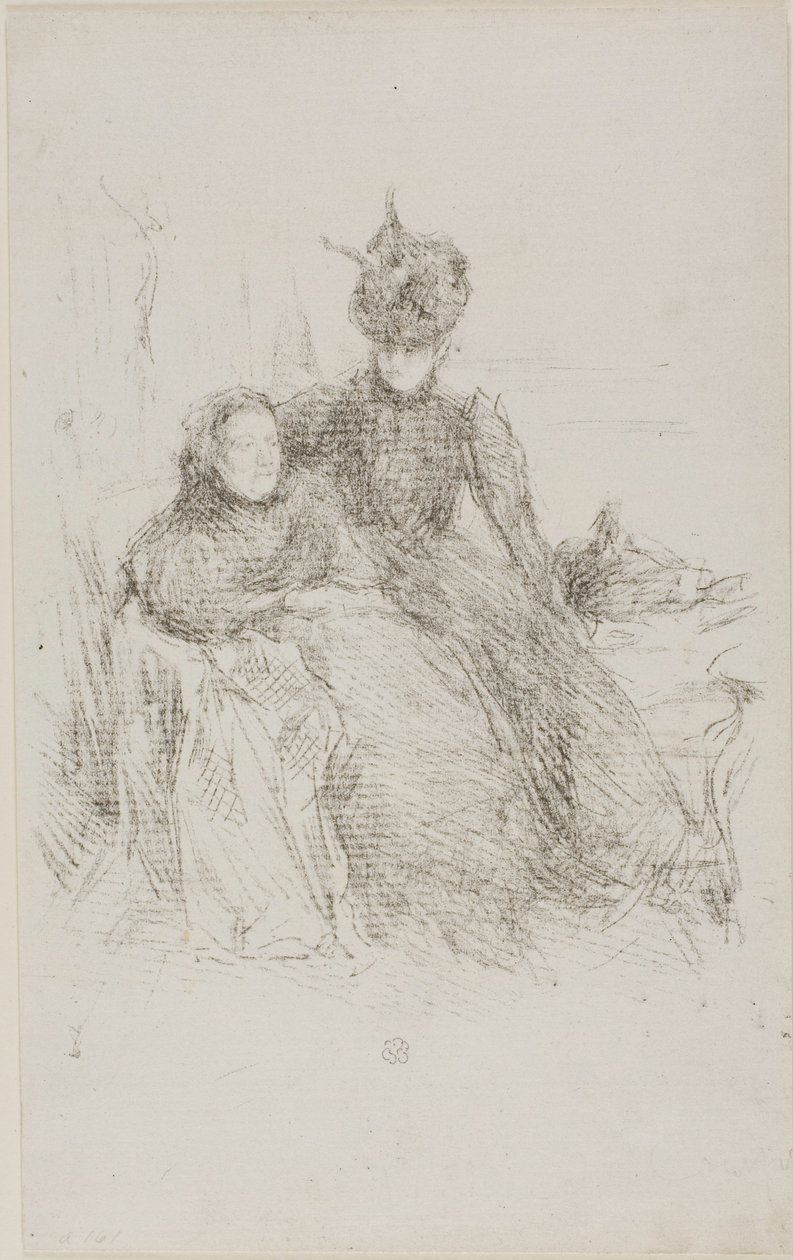 Madre e figlia [La Mère Malade] da James McNeill Whistler