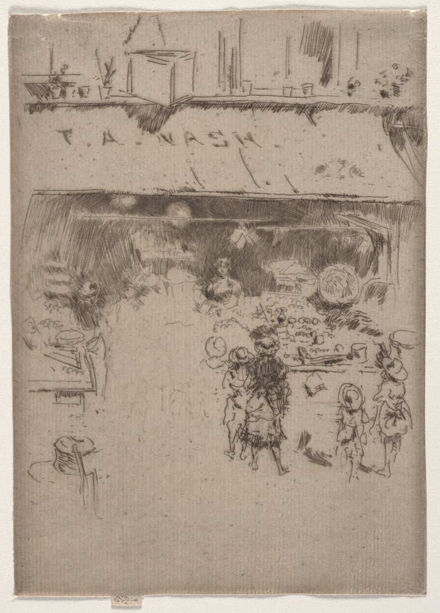 Negozio di frutta di Nash da James McNeill Whistler