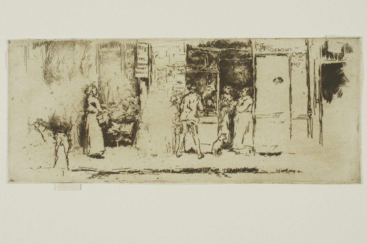 Edicola, Rue de Seine da James Abbott McNeill Whistler