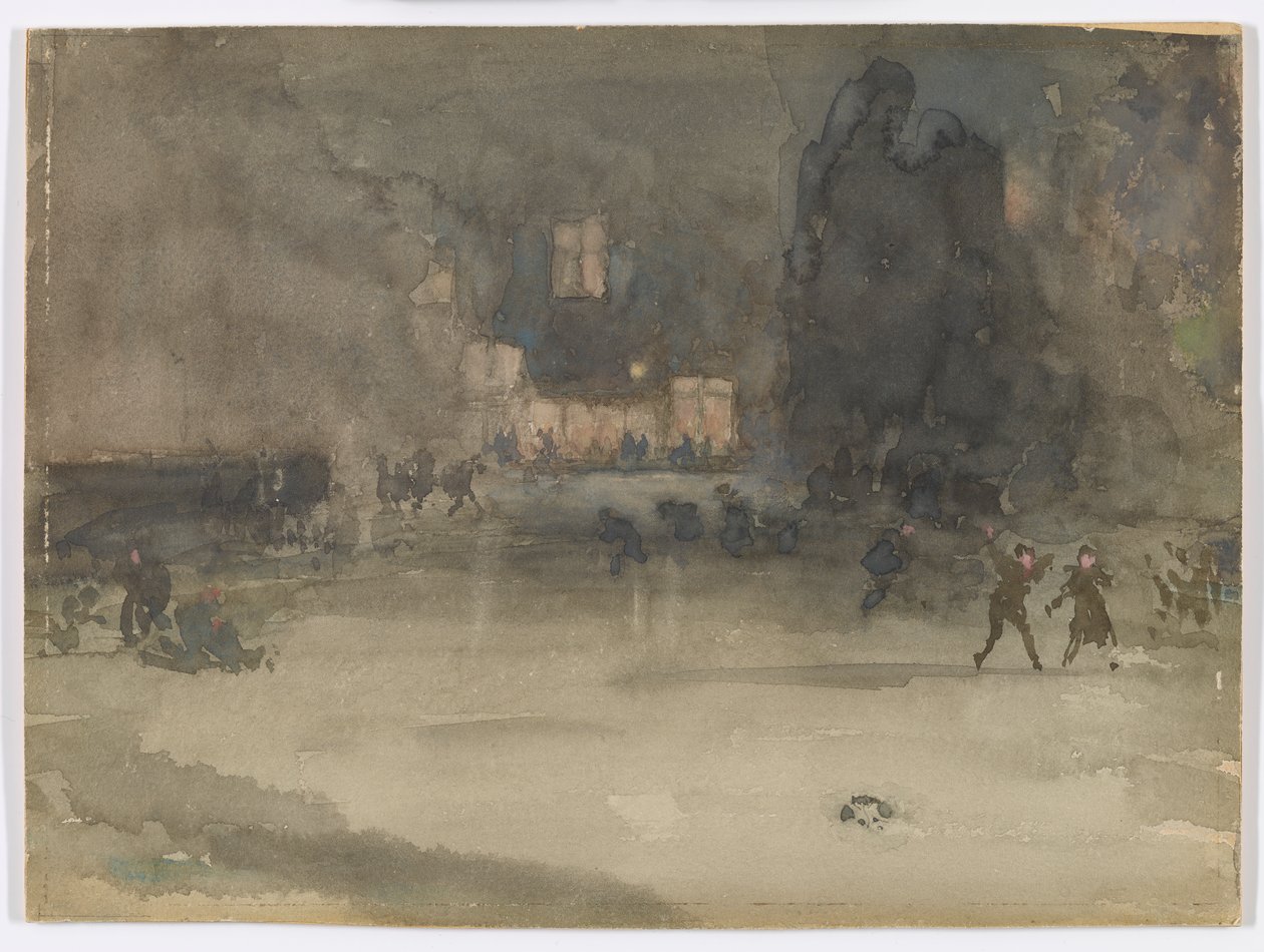 Notturno: Amsterdam in inverno da James Abbott McNeill Whistler