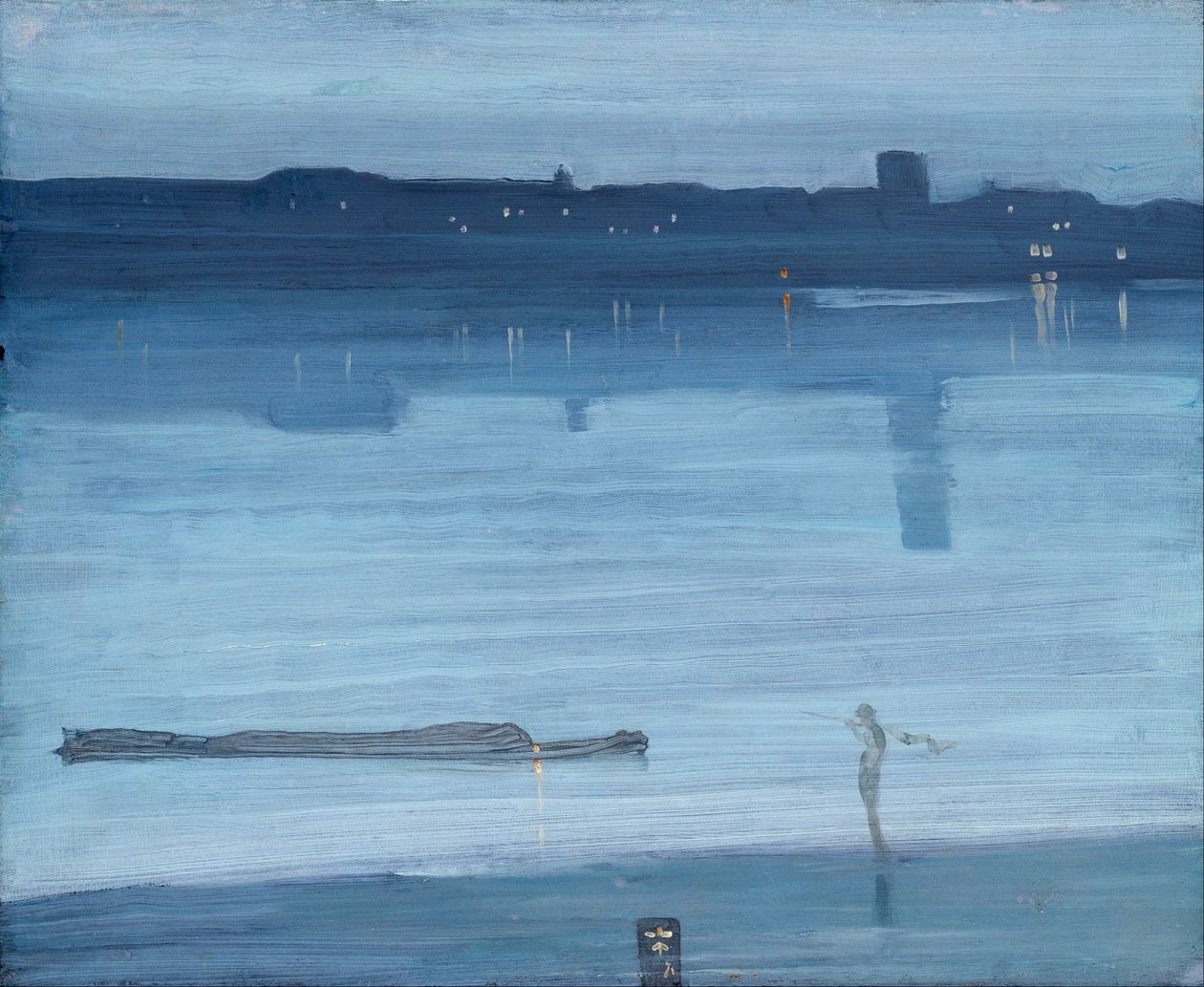 Nocturne: Blu e argento - Chelsea da James McNeill Whistler