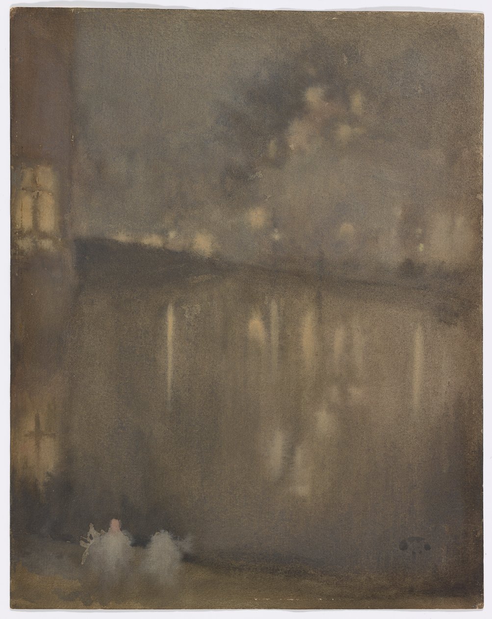 Notturno: Grigio e oro - Canale, Olanda da James Abbott McNeill Whistler