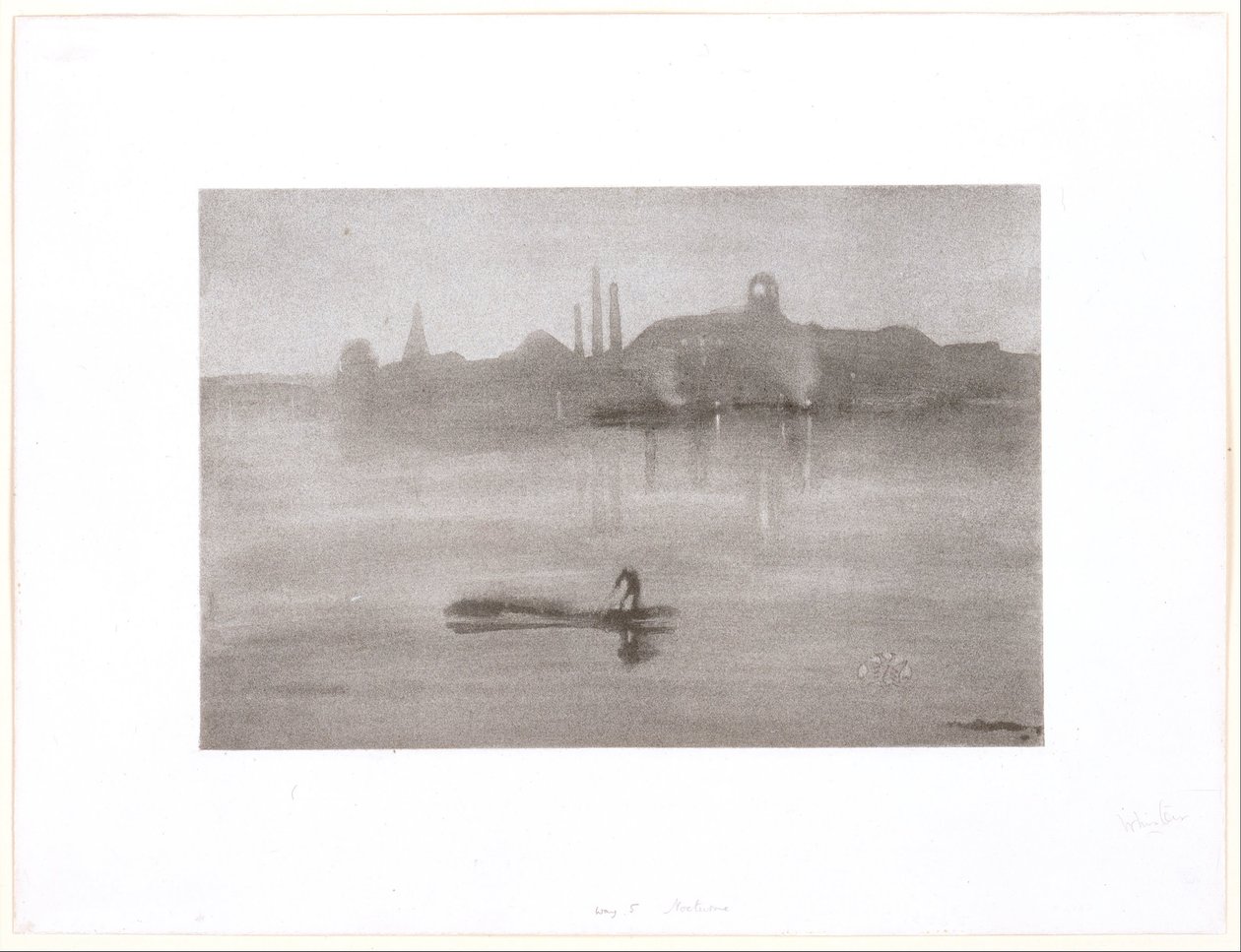 Notturno: il fiume a Battersea da James McNeill Whistler
