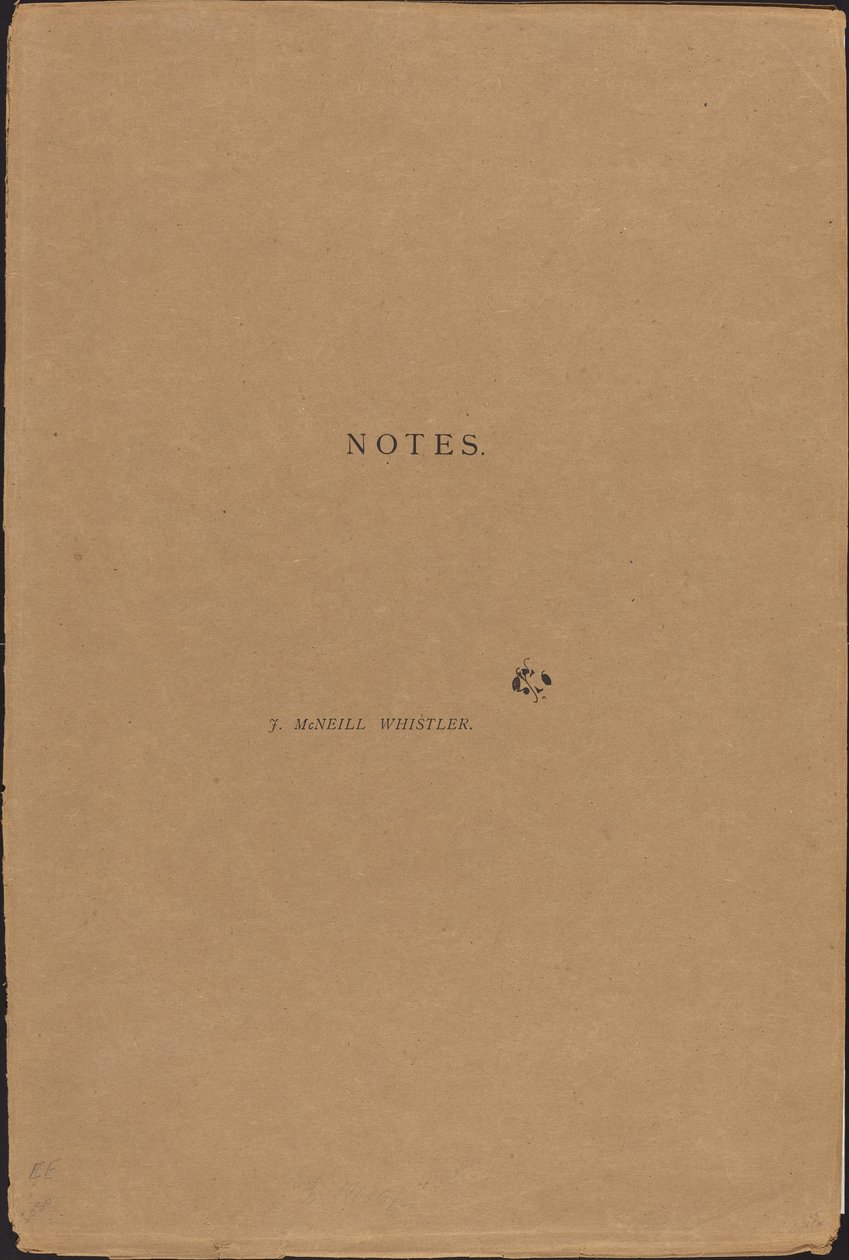 Note da James Abbott McNeill Whistler