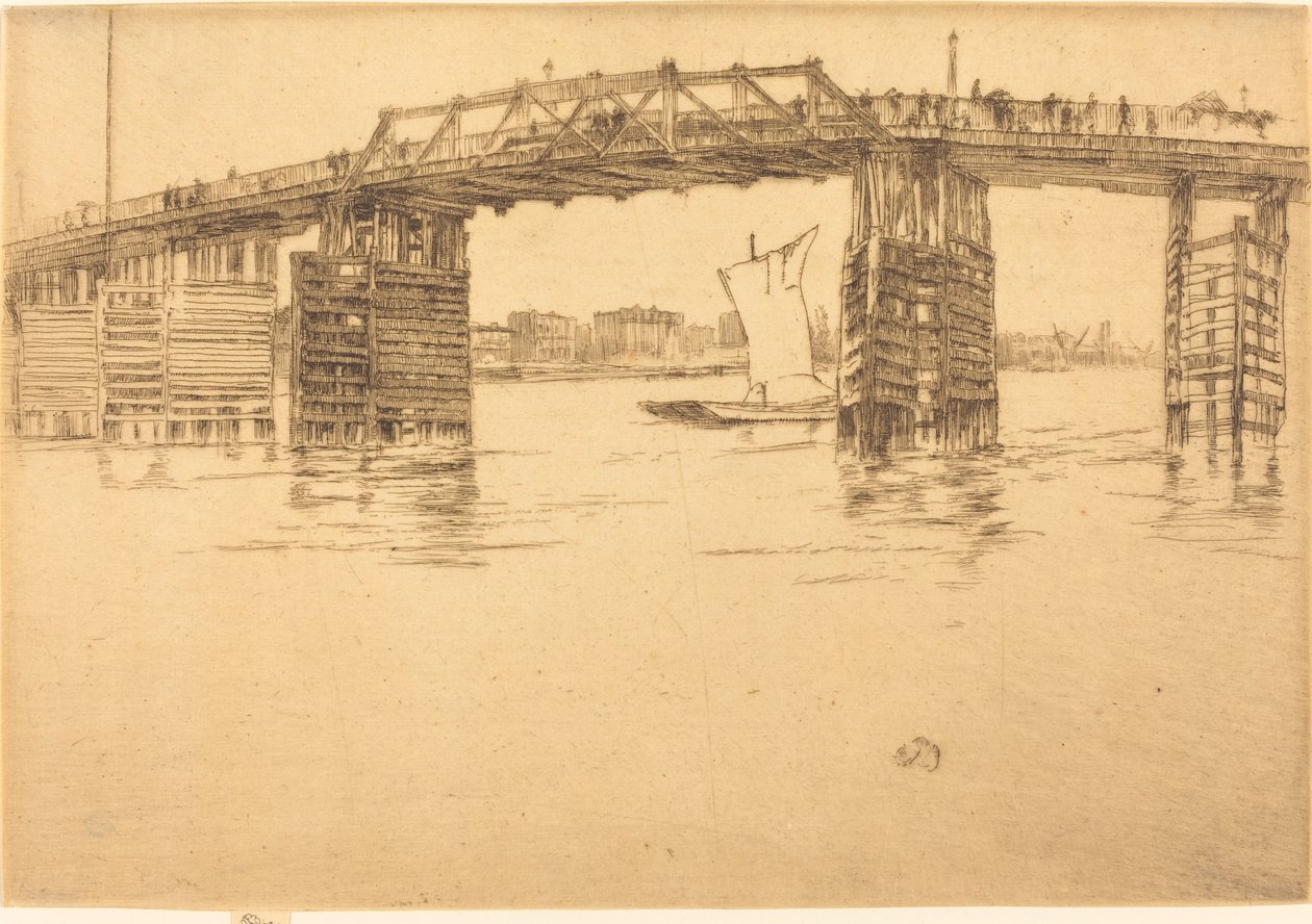 Vecchio ponte di Battersea da James Abbott McNeill Whistler
