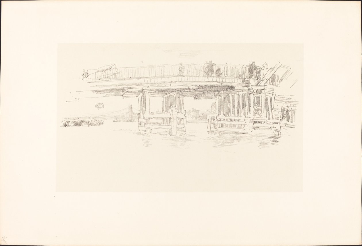 Vecchio ponte di Battersea da James Abbott McNeill Whistler