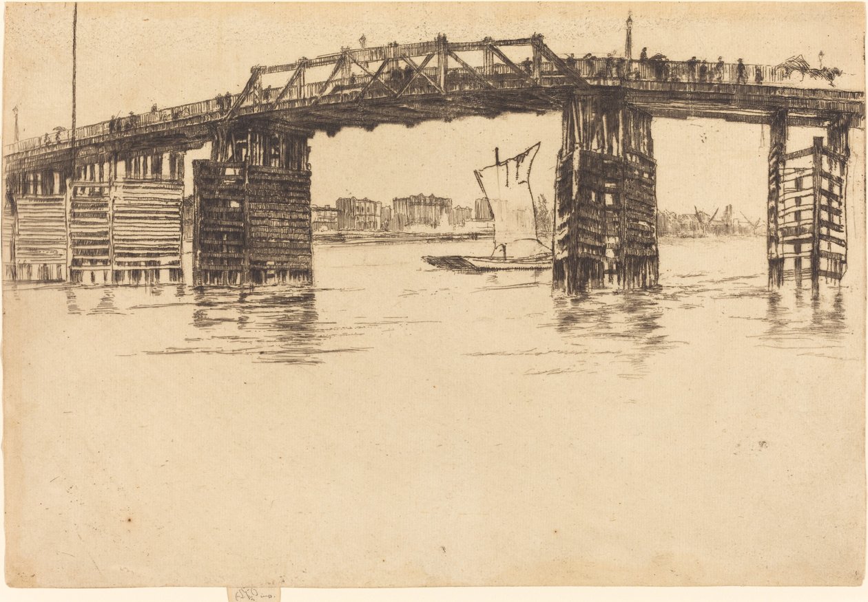 Vecchio ponte di Battersea da James Abbott McNeill Whistler