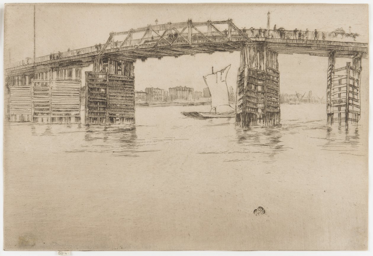 Vecchio ponte di Battersea da James Abbott McNeill Whistler