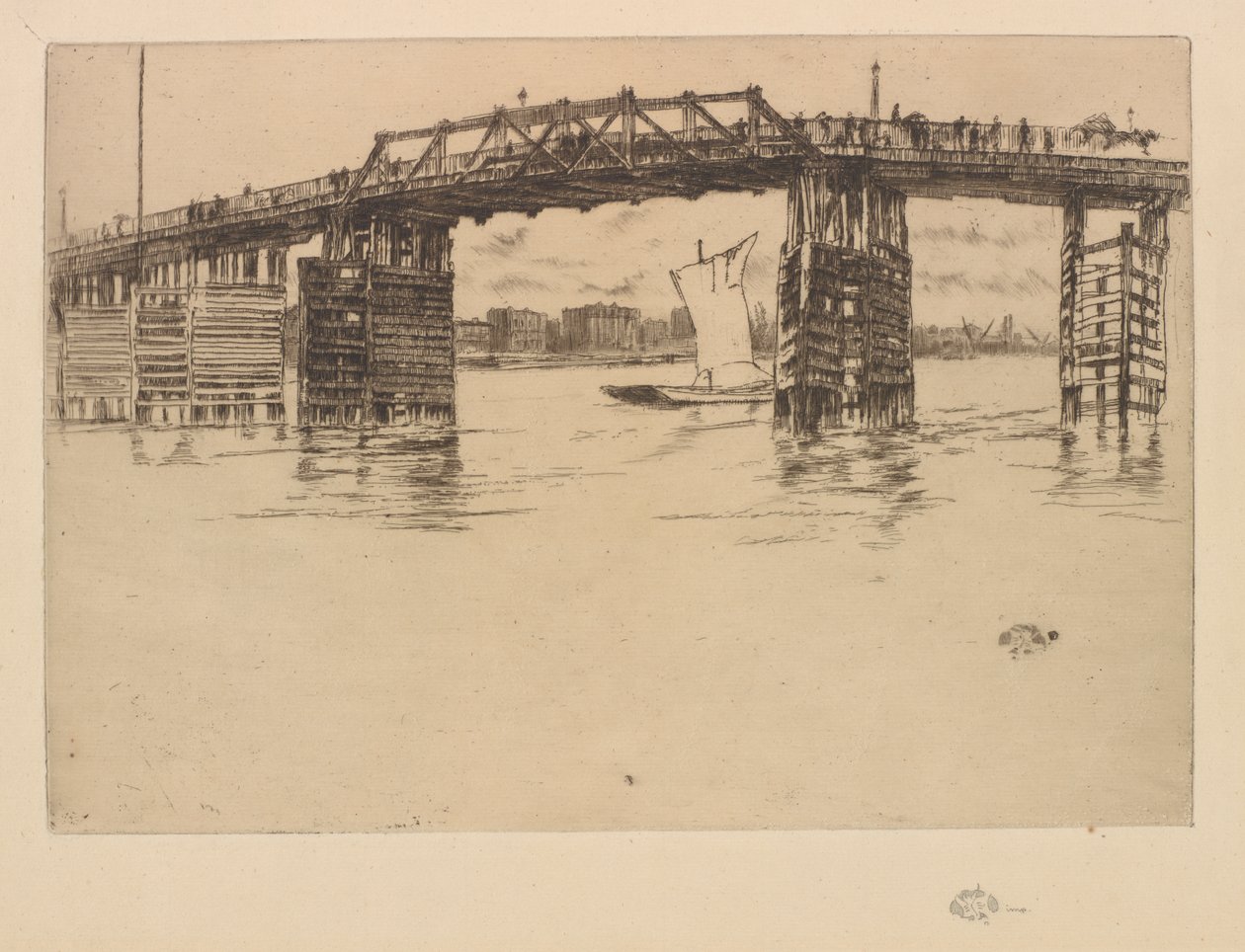 Vecchio ponte di Battersea da James Abbott McNeill Whistler
