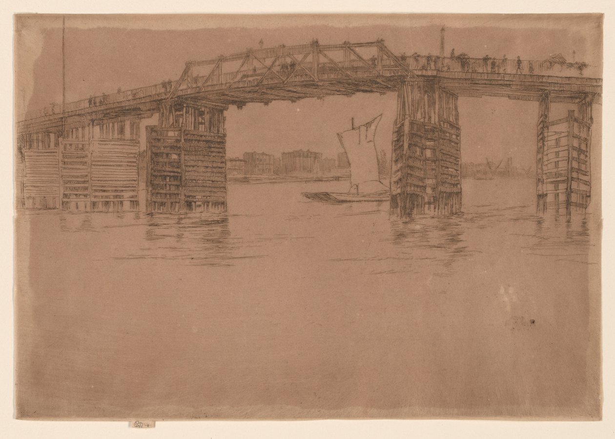 Vecchio ponte di Battersea da James Abbott McNeill Whistler