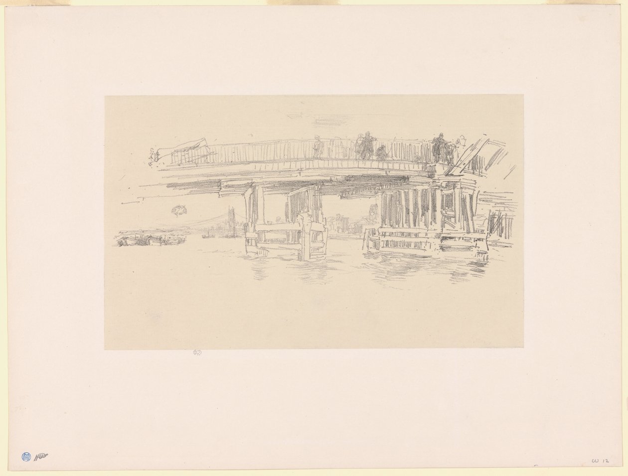 Vecchio ponte di Battersea da James Abbott McNeill Whistler