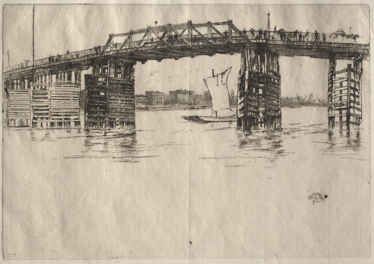 Il vecchio ponte di Battersea da James McNeill Whistler