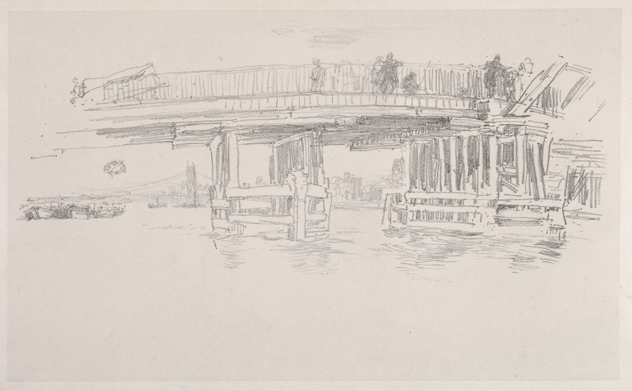 Il vecchio ponte di Battersea da James McNeill Whistler