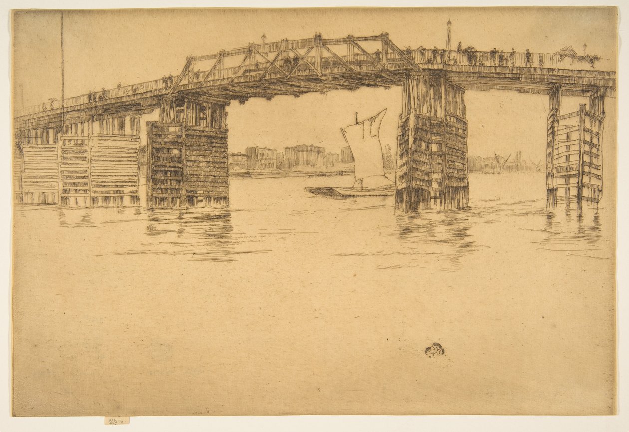 Il vecchio ponte di Battersea da James McNeill Whistler