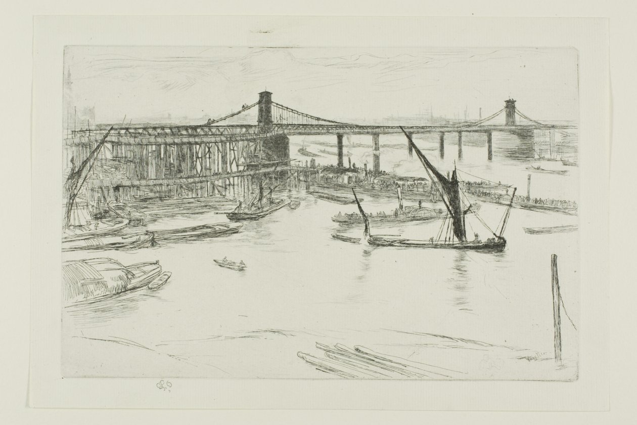 Vecchio ponte di Hungerford da James Abbott McNeill Whistler