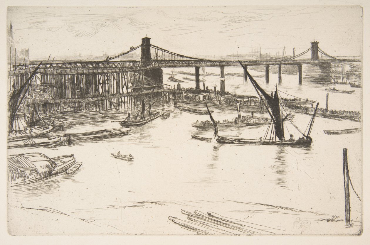 Vecchio ponte Hungerford da James McNeill Whistler