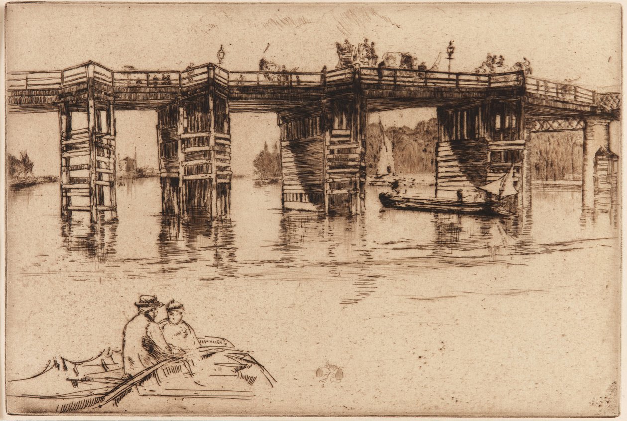 Vecchio ponte di Putney da James Abbott McNeill Whistler