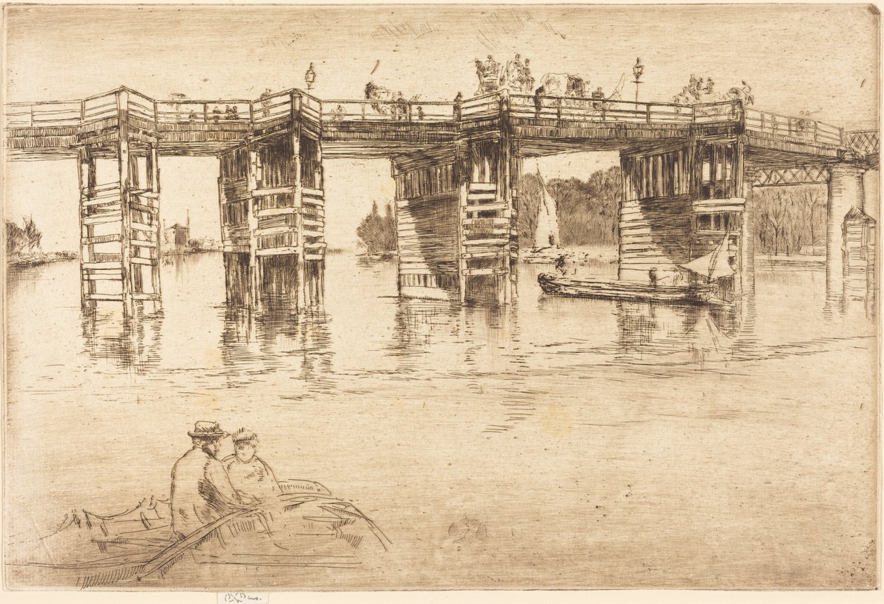 Il vecchio ponte di Putney da James McNeill Whistler