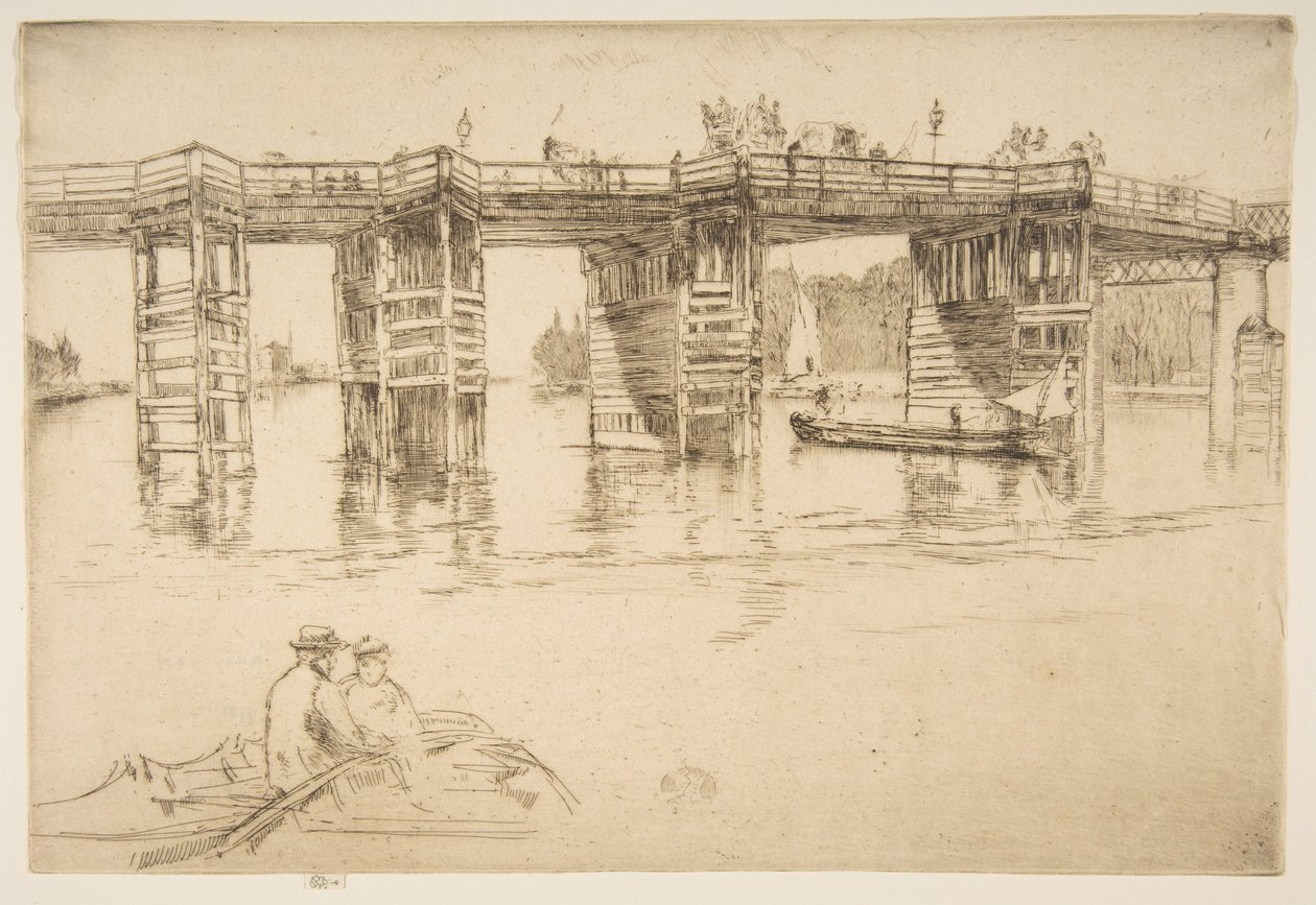 Il vecchio ponte di Putney da James McNeill Whistler