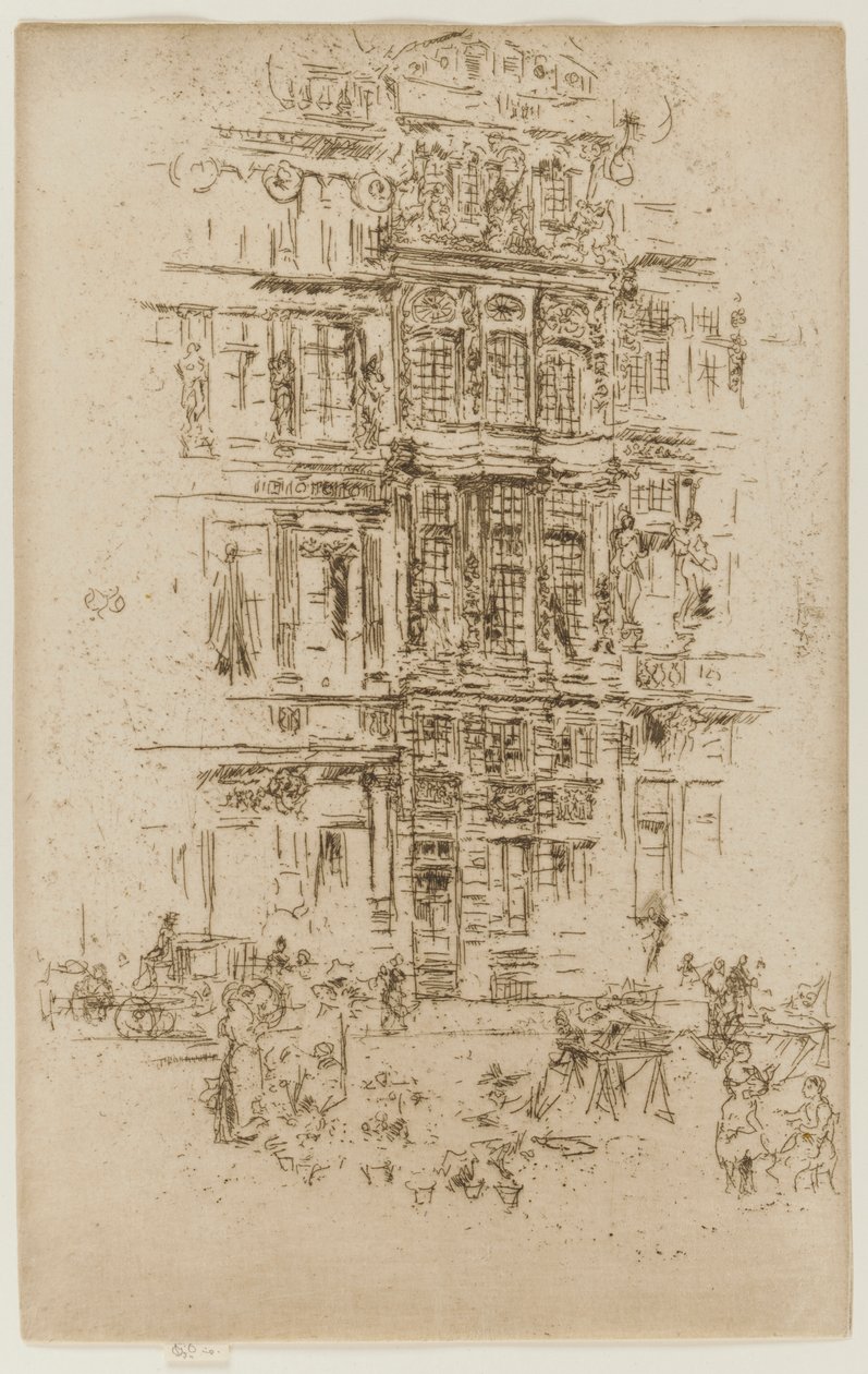 Palazzi, Bruxelles da James Abbott McNeill Whistler