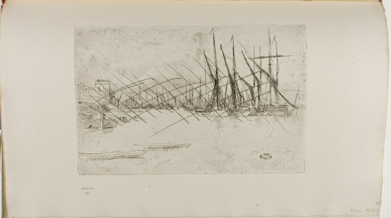 Molo di Pickle Herring da James Abbott McNeill Whistler