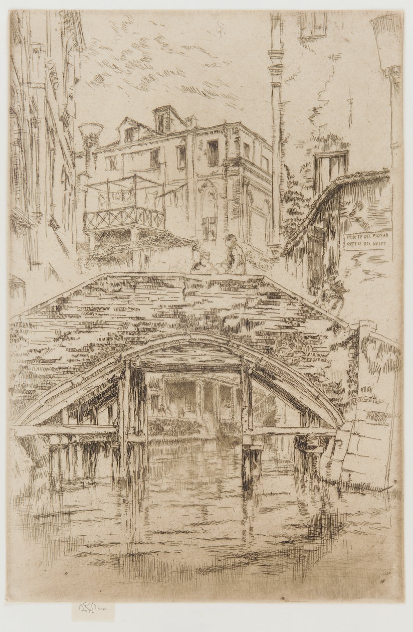 Ponte del Piovan da James Abbott McNeill Whistler