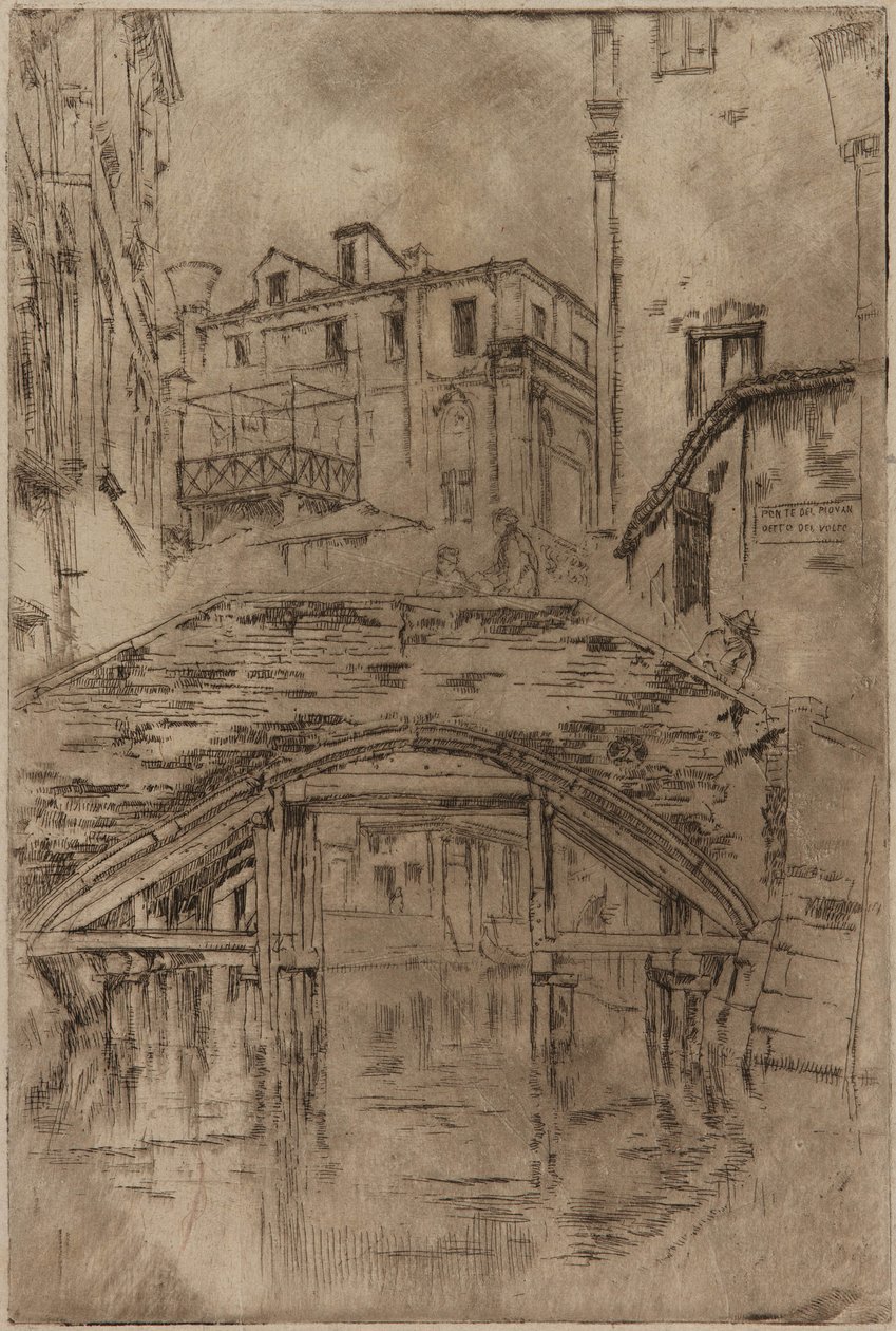 Ponte del Piovan da James Abbott McNeill Whistler