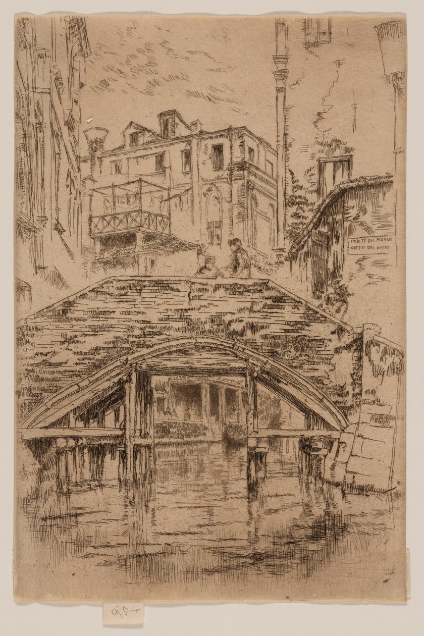 Ponte del Piovan da James Abbott McNeill Whistler