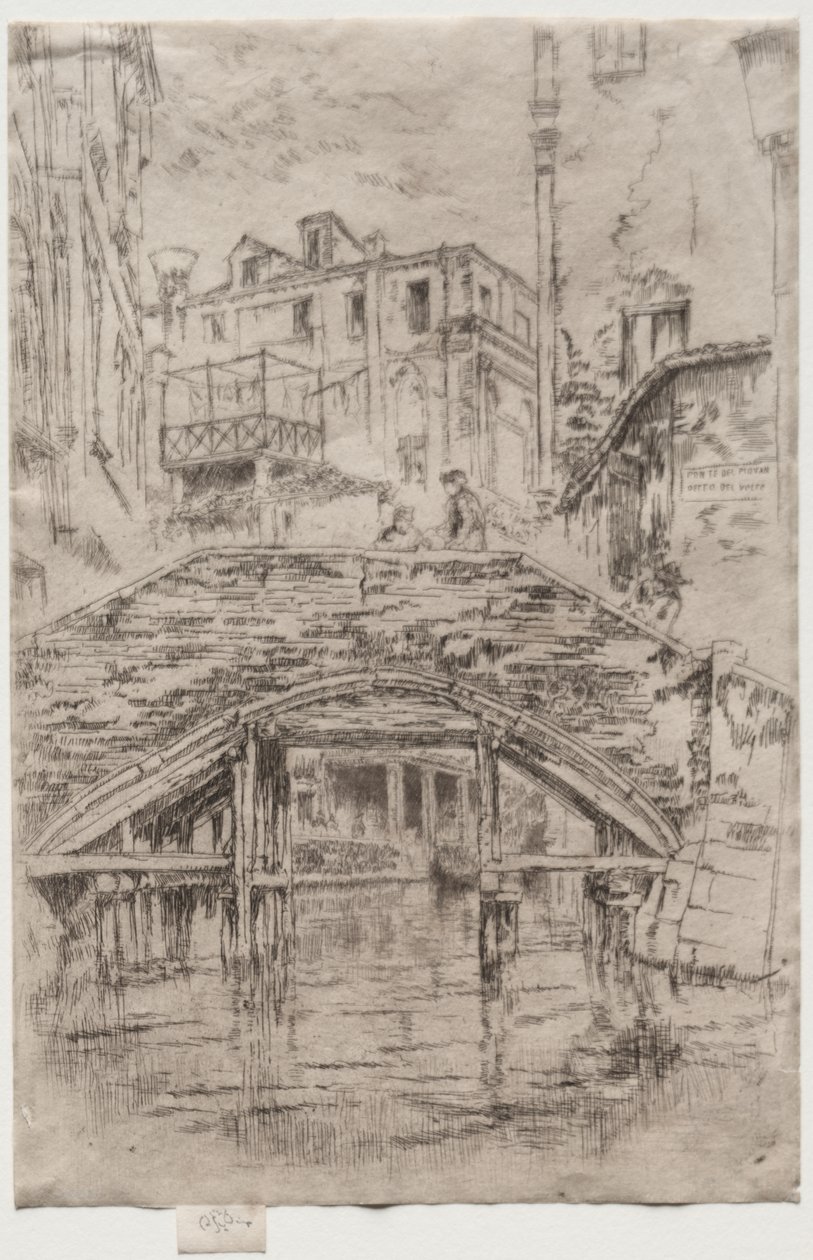 Ponte del Piovan da James McNeill Whistler