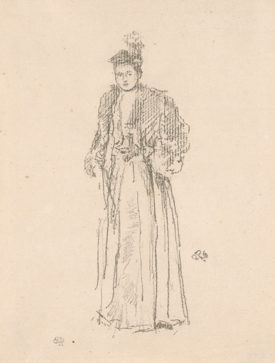 Studio di ritratto: Miss Charlotte R. Williams da James Abbott McNeill Whistler