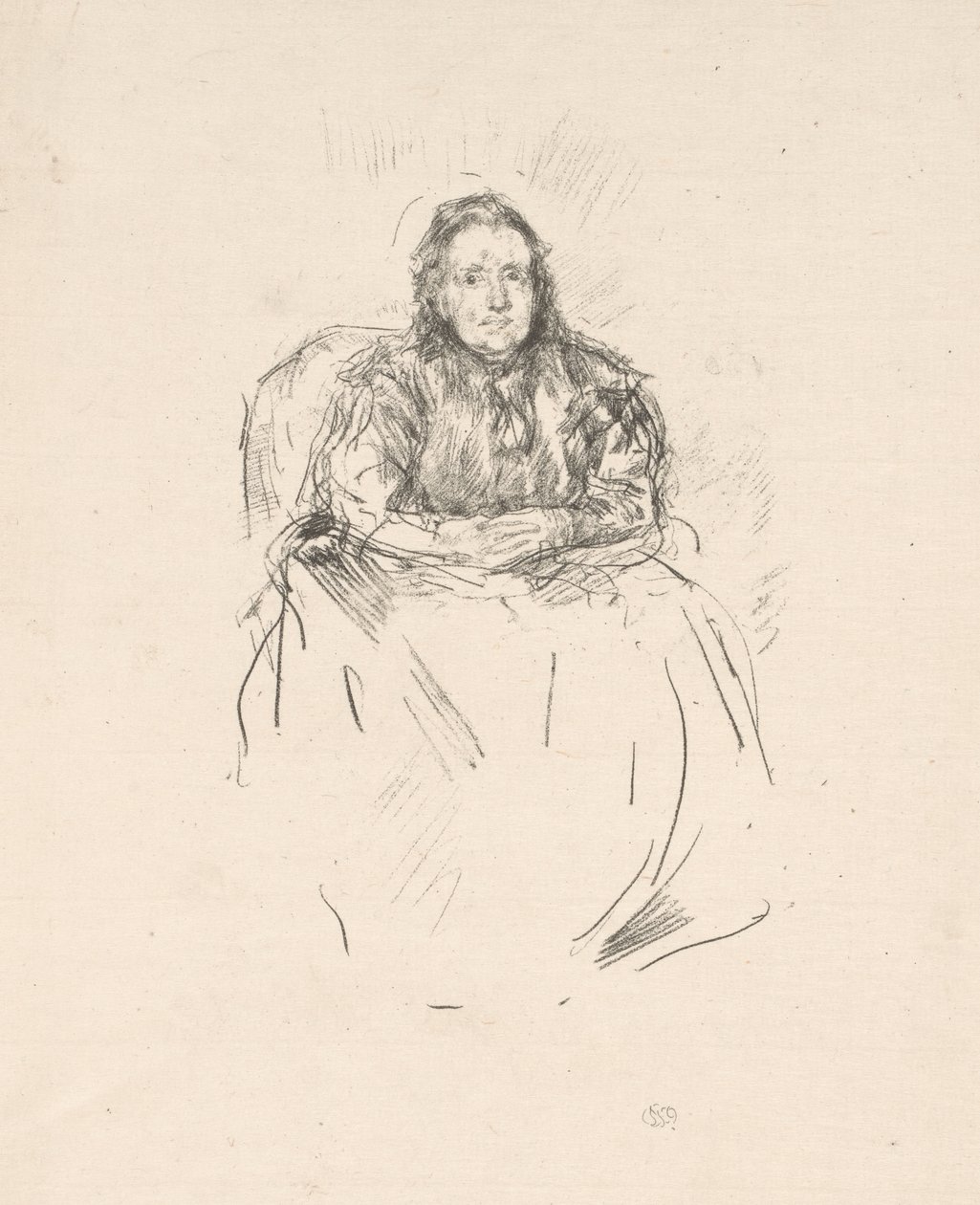 Studio di ritratto: Signora Philip da James Abbott McNeill Whistler