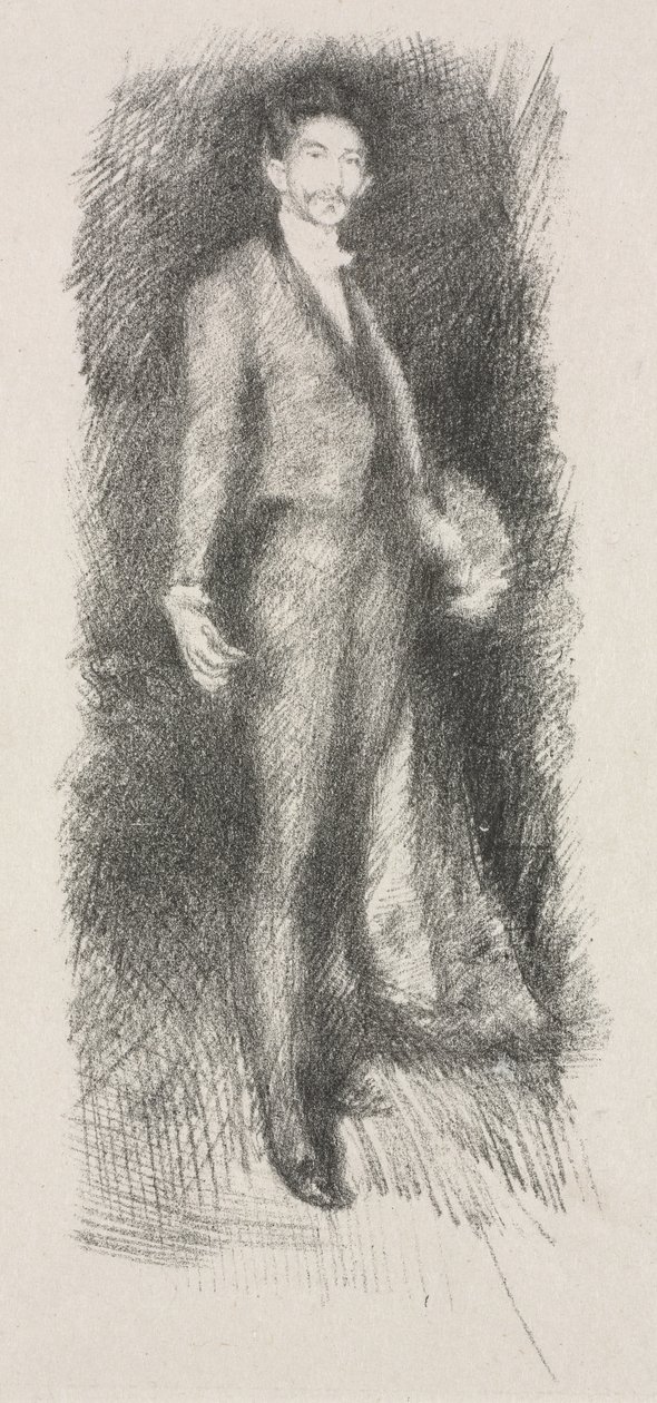 Ritratto del conte Robert de Montesquiou da James McNeill Whistler