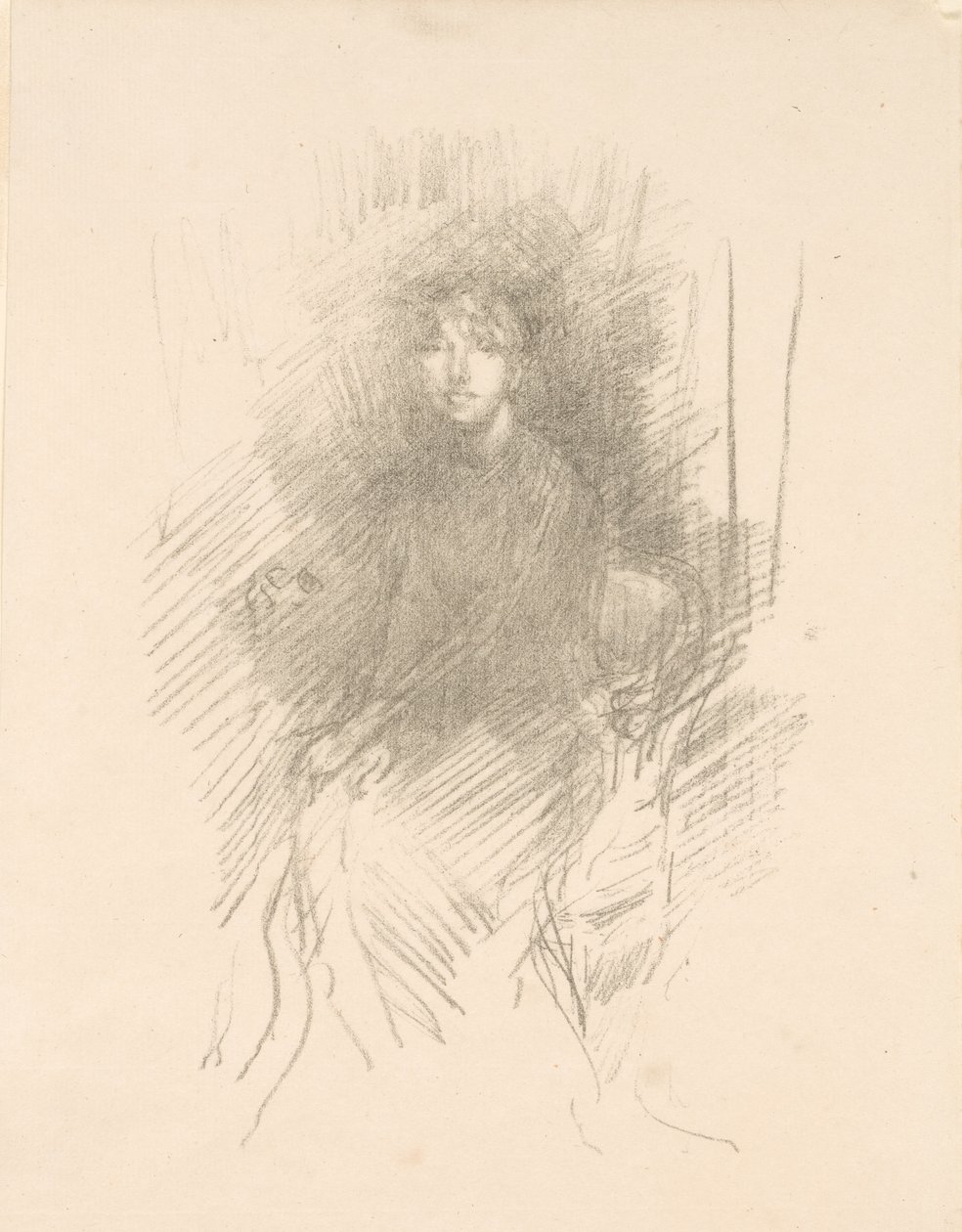 Ritratto di giovane donna [Miss Seton]. da James McNeill Whistler