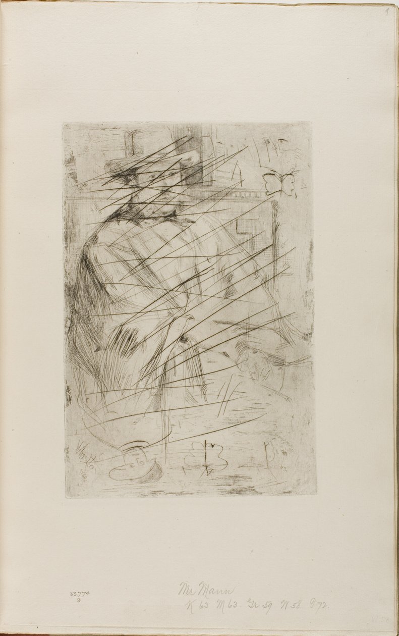 Ritratto di un uomo da James Abbott McNeill Whistler