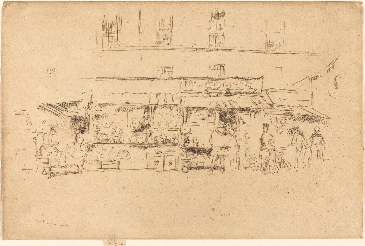 Quai de Montebello da James Abbott McNeill Whistler