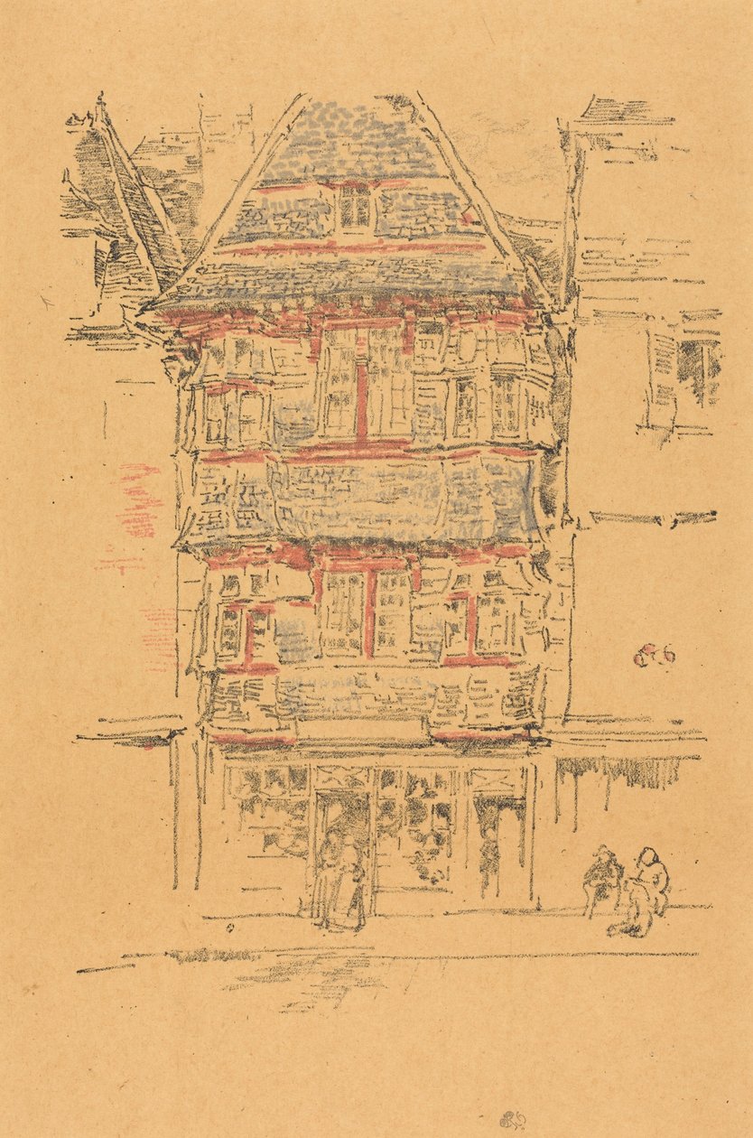 Casa rossa, Paimpol da James McNeill Whistler