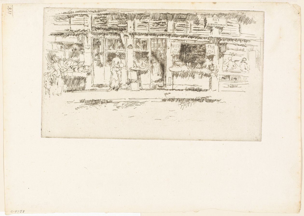 Rue de la Rochefoucault da James Abbott McNeill Whistler