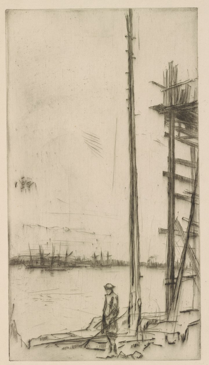 Cantiere navale, Liverpool da James Abbott McNeill Whistler