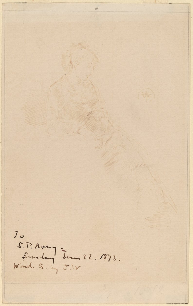 Schizzo di Maud da James Abbott McNeill Whistler