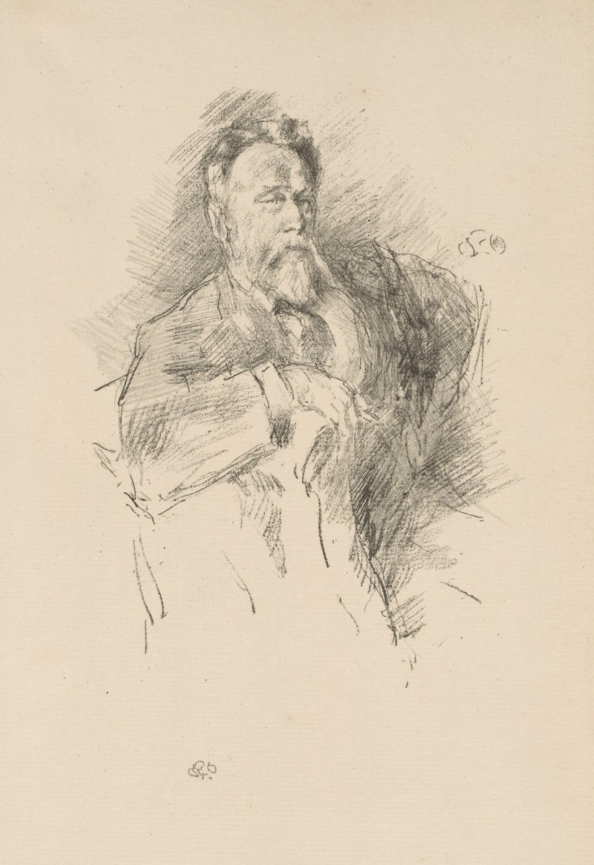 Schizzo di William E. Henley da James Abbott McNeill Whistler