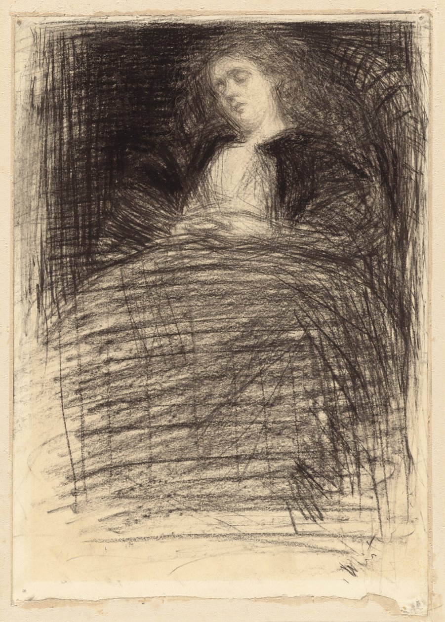 Donna che dorme da James Abbott McNeill Whistler