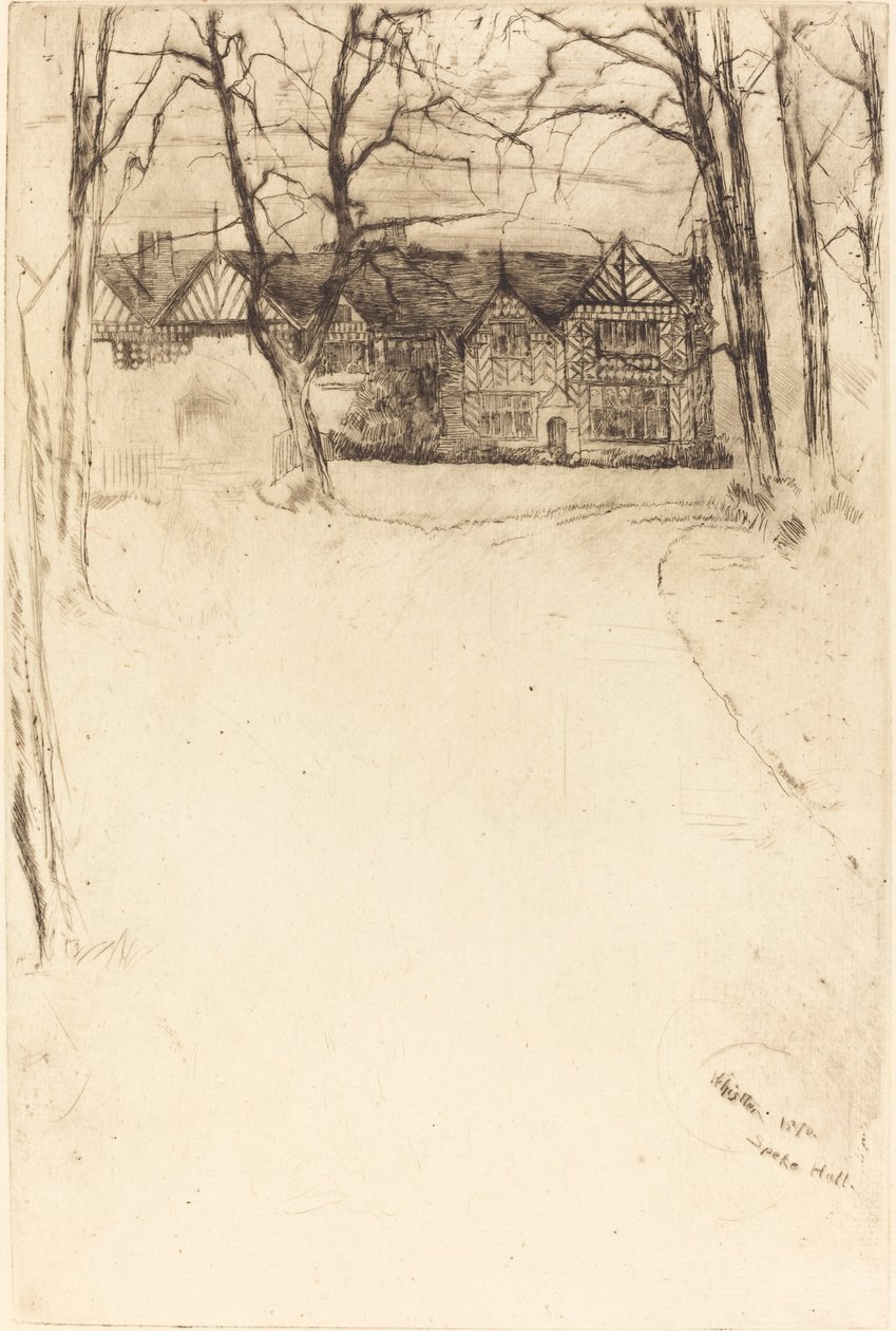 Speke Hall, n.1 da James Abbott McNeill Whistler
