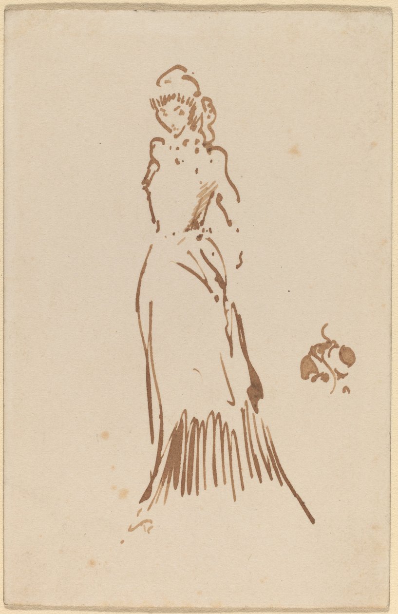 Figura femminile in piedi da James Abbott McNeill Whistler